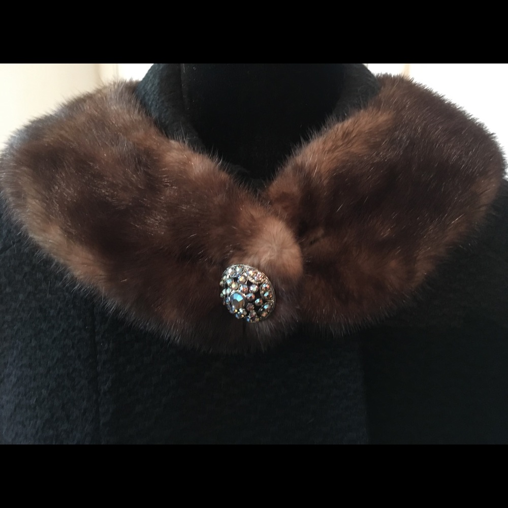 1950s Vintage Designer Ladies Dress Coat.